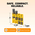 Slim Line AAA 4 Pack (Yellow) by Storacell