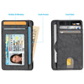 Slim Minimalist Front Pocket RFID Blocking Leather Wallets for Men Women by DailySale