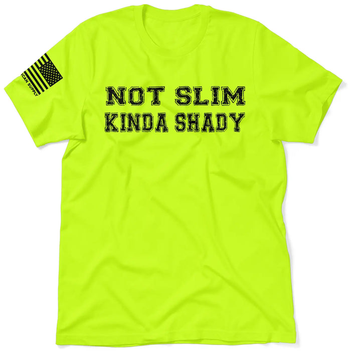 Slim Shady - Safety Yellow T-Shirt by Armed American Supply