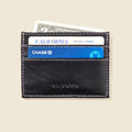Slim Card Holder Wallet with RFID Protection - Black by CASUPO