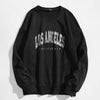Slogan Graphic Thermal Lined Sweatshirt