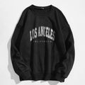 Slogan Graphic Thermal Lined Sweatshirt by DailySale