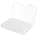 Small 28 Grids Diamond Box Clear Plastic Jewelry Craft Storage Container by DailySale