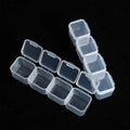 Small 28 Grids Diamond Box Clear Plastic Jewelry Craft Storage Container by DailySale