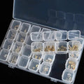 Small 28 Grids Diamond Box Clear Plastic Jewelry Craft Storage Container by DailySale