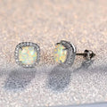 Small Exquisite Square Zirconia Earrings by DailySale