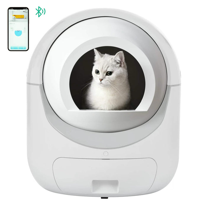 Smart Automatic Litter Box, Self -Cleaning Cat Litter Box for Multiple Cats by DailySale