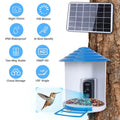 Smart Bird Feeder with Solar Powered Camera 1080P HD AI Identify PIR by DailySale