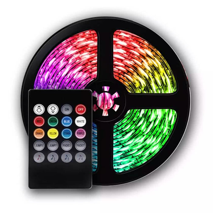 Smart Home Sound Activated Multi-Color LED Light Strip with Remote by DailySale
