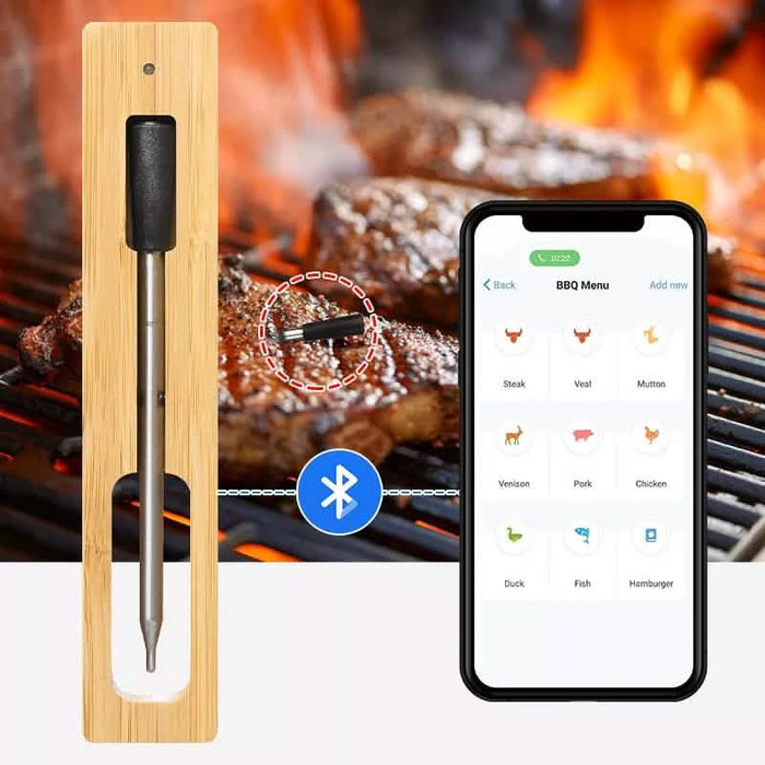 Smart Meat Thermometer with Bluetooth by DailySale
