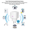 Smart Plug WiFi Socket Power Monitor Timing Function Tuya SmartLife APP Control Works With Alexa Google Assistant by DailySale