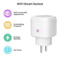 Smart Plug WiFi Socket Power Monitor Timing Function Tuya SmartLife APP Control Works With Alexa Google Assistant by DailySale