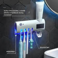 Smart Wall-Mounted Toothbrush UV Sterilizer by DailySale