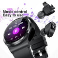 Smart Watch with Earbuds 1.28 inch Waterproof Bluetooth Fitness Watch by DailySale