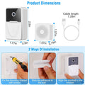 Smart Wireless Wi-Fi Video Security Doorbell by DailySale