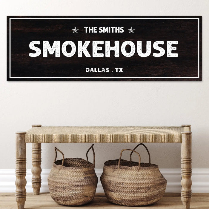 Smokehouse Sign by Tailored Canvases