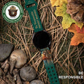 Smokey Bear Classic HD Watchband for Samsung, Garmin, Fossil, and More by Affinity Bands