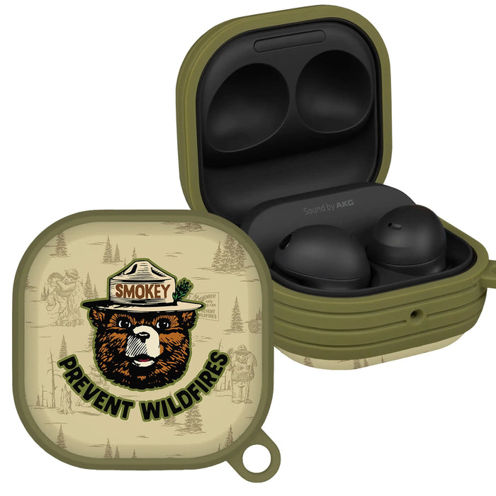 Smokey Bear Classic HDX Samsung Galaxy Buds Pro & Buds Live Case Cover by Affinity Bands