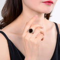 Smokey Quartz Statement Ring by Fine Color Jewels
