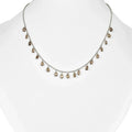 Smoky Quartz Layered Necklace by Fine Color Jewels