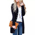 Snap Button Long Cardigan by DailySale