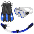 Snorkling Gear Mask Fin Set with Adjustable Swim Fins by DailySale