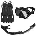 Snorkling Gear Mask Fin Set with Adjustable Swim Fins by DailySale