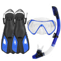 Snorkling Gear Mask Fin Set with Adjustable Swim Fins by DailySale