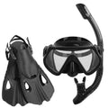 Snorkling Gear Mask Fin Set with Adjustable Swim Fins by DailySale
