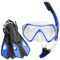 Snorkling Gear Mask Fin Set with Adjustable Swim Fins by DailySale