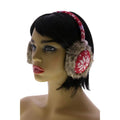 Snowflake Earmuffs with Fur Trim by DailySale