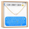 Sobriety Celebration Pearl Necklace