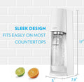 SodaStream Terra Sparkling Water Maker with CO2 and DWS Bottle by DailySale