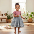 Soft and Breathable Organic Cotton Dress for Girls | Bloom by ozznekshoes