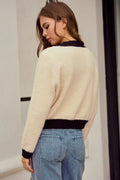 Soft Button Down Sweater Cardigan by Boutique 23