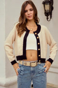 Soft Button Down Sweater Cardigan by Boutique 23