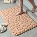 Soft Memory Foam Non Slip Cobblestone Embossing Bath Mat by DailySale