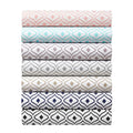 Soft Two-Tone Diamond Print Deep Pocket Sheet Sets by DailySale