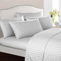 Soft Two-Tone Diamond Print Deep Pocket Sheet Sets by DailySale