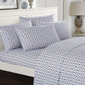 Soft Two-Tone Diamond Print Deep Pocket Sheet Sets by DailySale