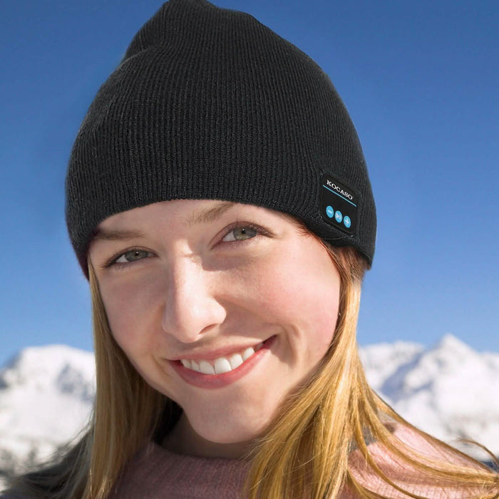 Soft Wireless Beanie Headphone Hat with V4.2 Noise Cancellation by DailySale