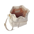 Premium New Zealand Lambskin Leather Drawstring Bucket Bag for Women by MiamiLeathers.com