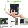 Solar 100 LEDs PIR Motion Sensor Wall Light by DailySale