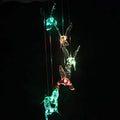 Solar Color Changing LED Hummingbird Wind Chimes by DailySale