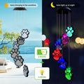Solar Dog Claw Wind Chime Light by DailySale