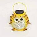 Solar Garden Hanging Light Owl Pattern by DailySale