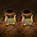 Solar Garden Hanging Light Owl Pattern by DailySale