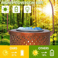 Solar Lanterns Outdoor Hanging Lantern Lights by DailySale