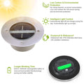 Solar LED Disk Lights IP44 Water Resistant Light Sensor by DailySale