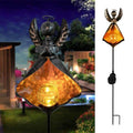 Solar LED Simulate Flame Light Lawn Lantern Lamp Waterproof Outdoor Lights by DailySale